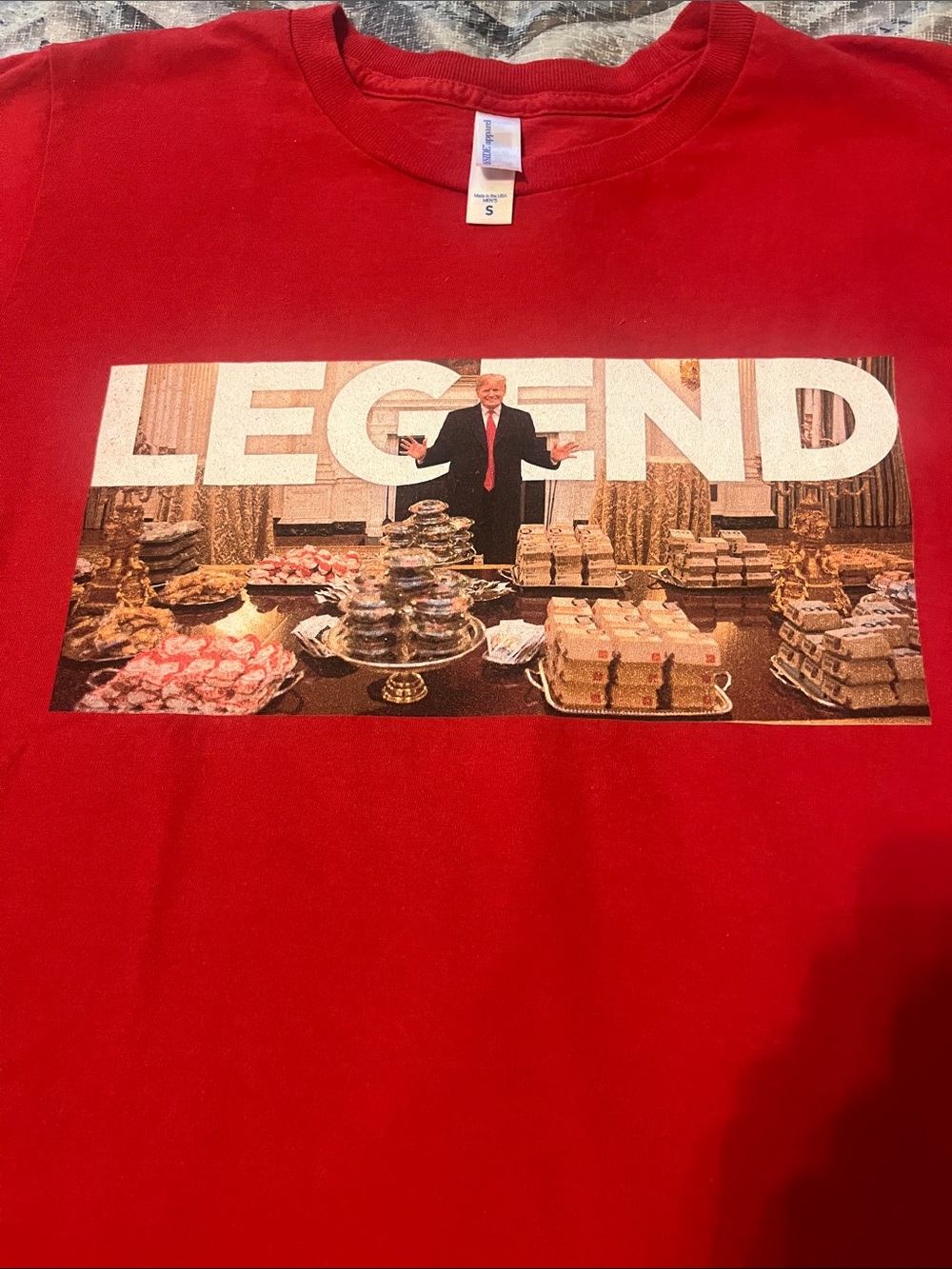 Red Short Sleeve Graphic Tee - "Legend"